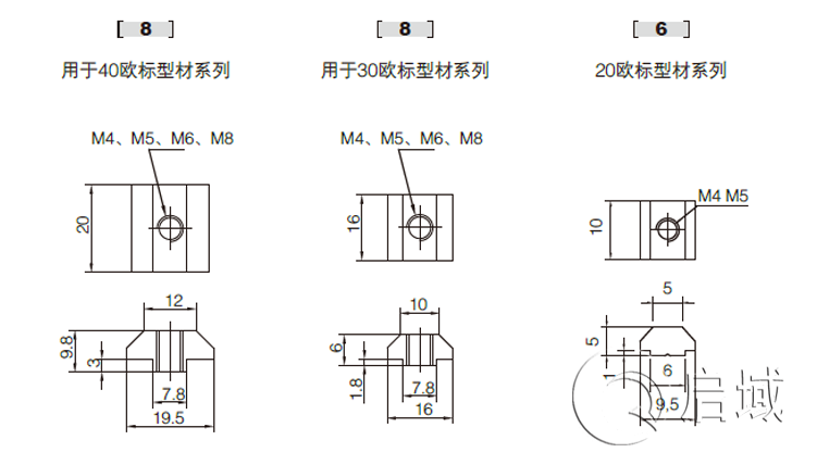 QY-滑塊螺母圖紙